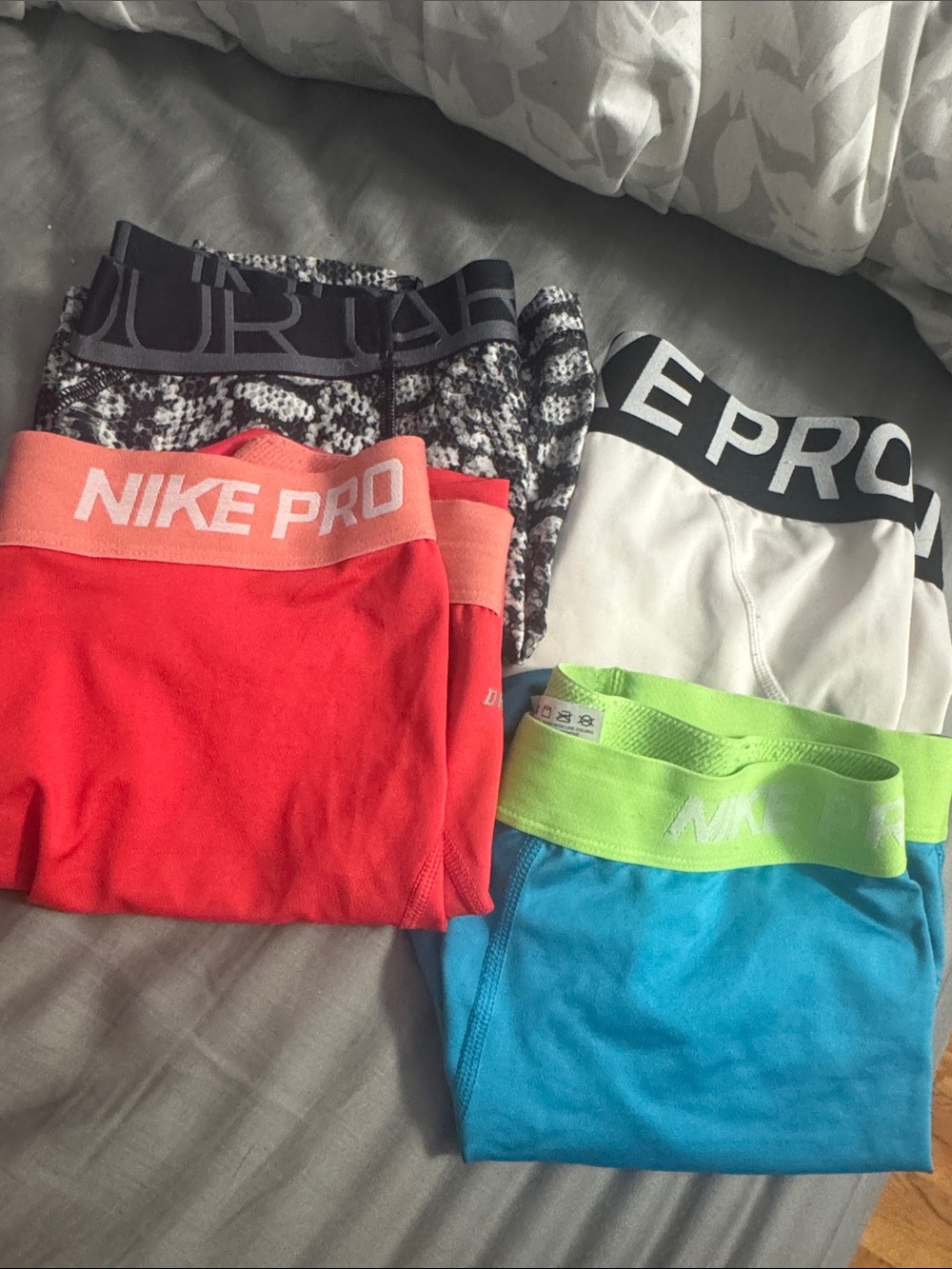 Nike Pros + Under-armor